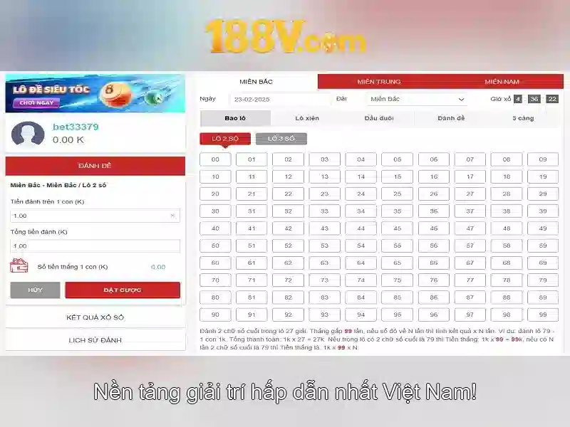 Nền tảng Slot 188V